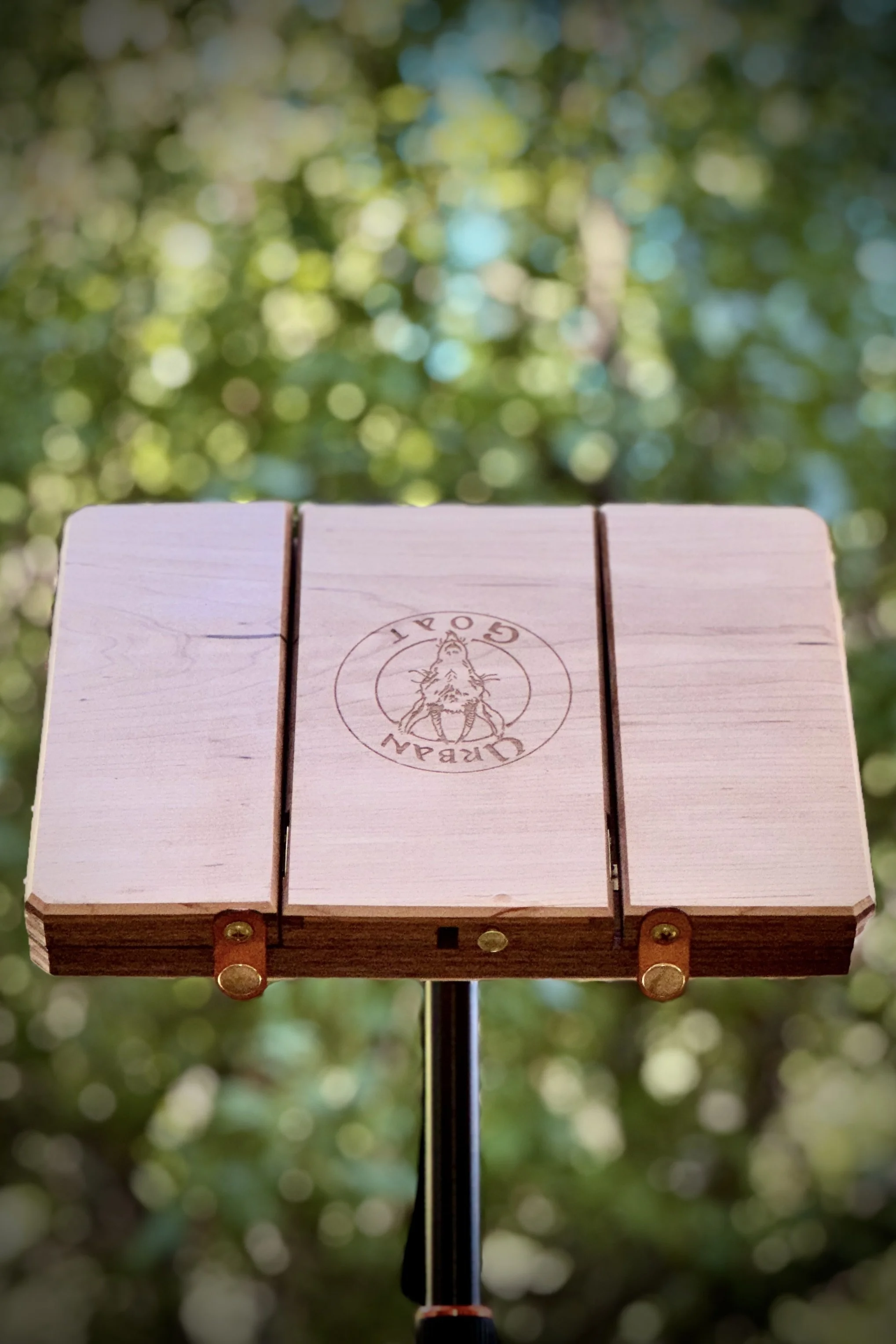 Artisan Maple and Walnut Mini Goat