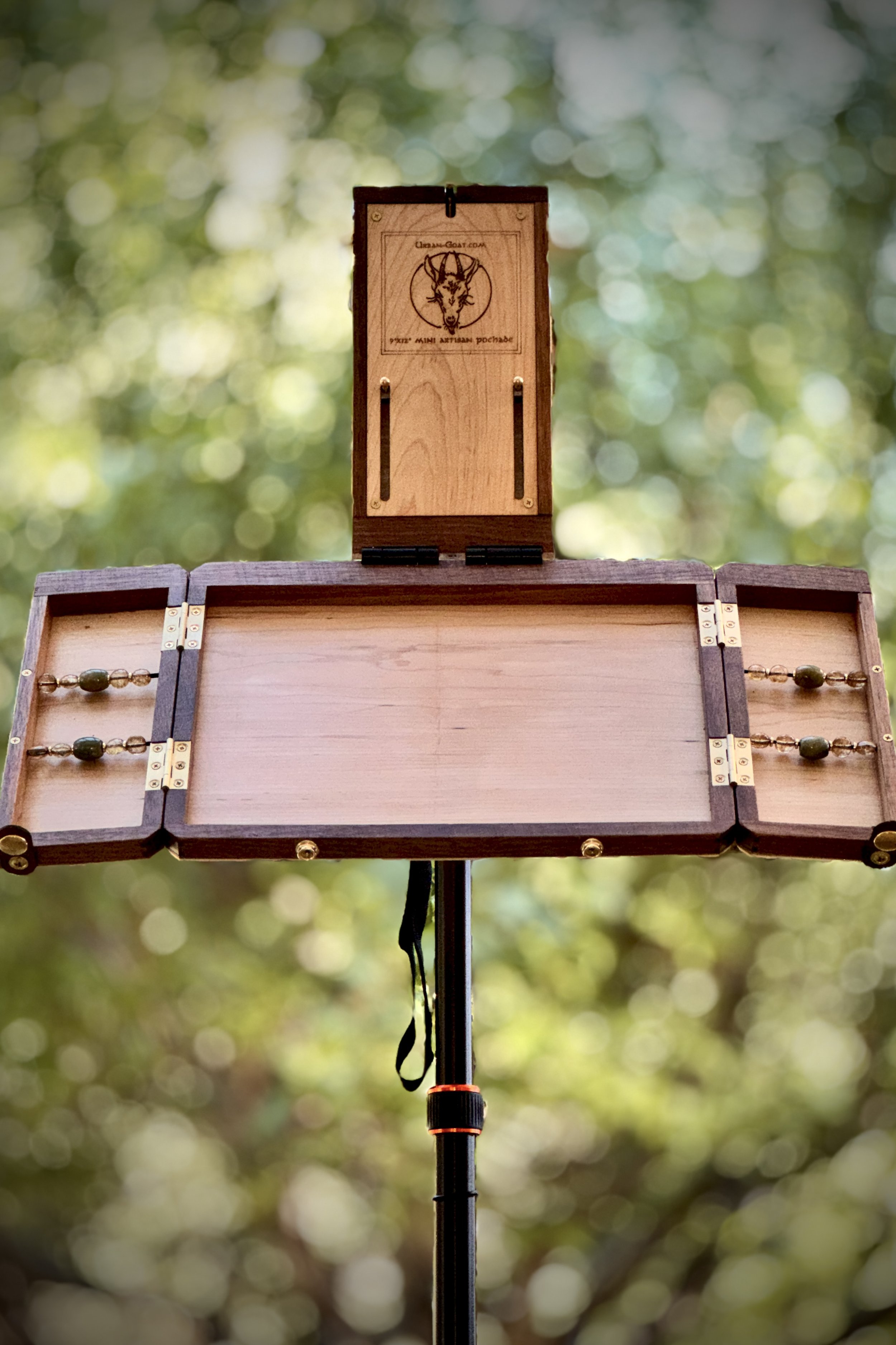 Artisan Walnut and Maple Mini Goat