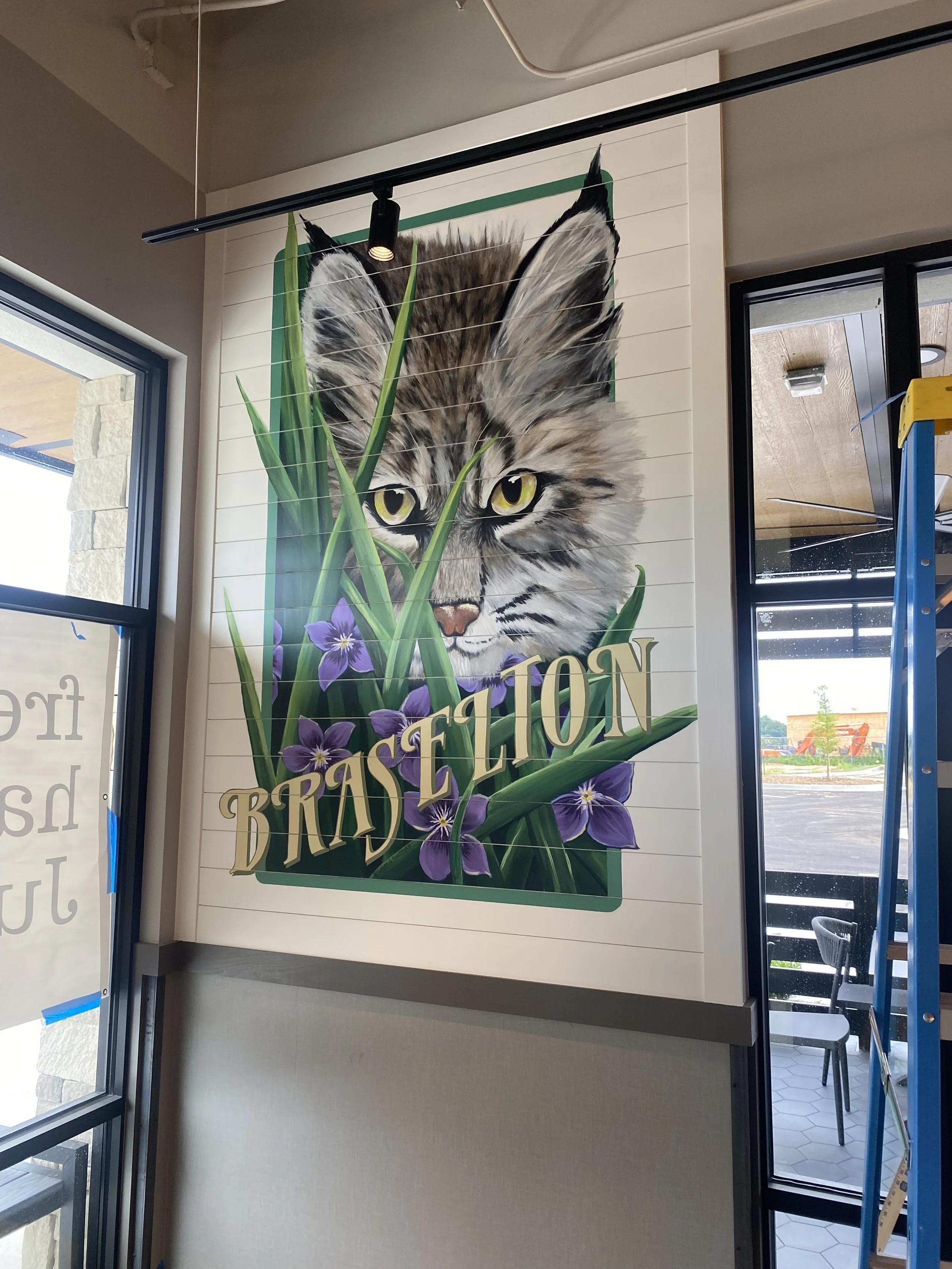 Braselton GA. Mural  Designed & painted by Sarah G. Sheppard 