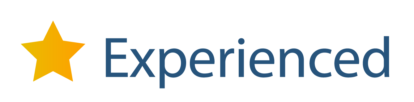 Carpet Cleaning Star with "Experienced" in blue text.