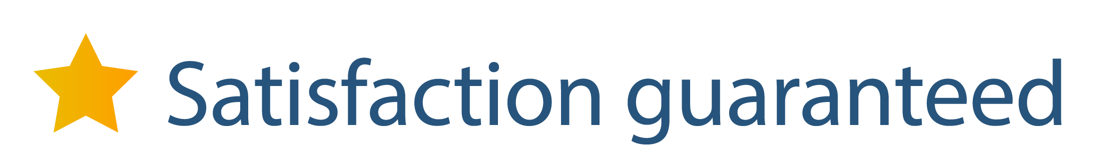 Carpet Cleaning Star with "Satisfactions Guaranteed" in blue text.