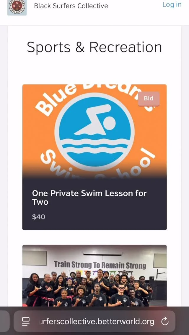 Hey Family!
Searching for Swim Lessons for Two this fall season? Head over to the @blacksurferscollective SILENT AUCTION to place your bid now for a Private Swim Instruction for 2.
FAQs:
📍 Los Angeles ONLY
✅Retail value of $150
✅Is transferable