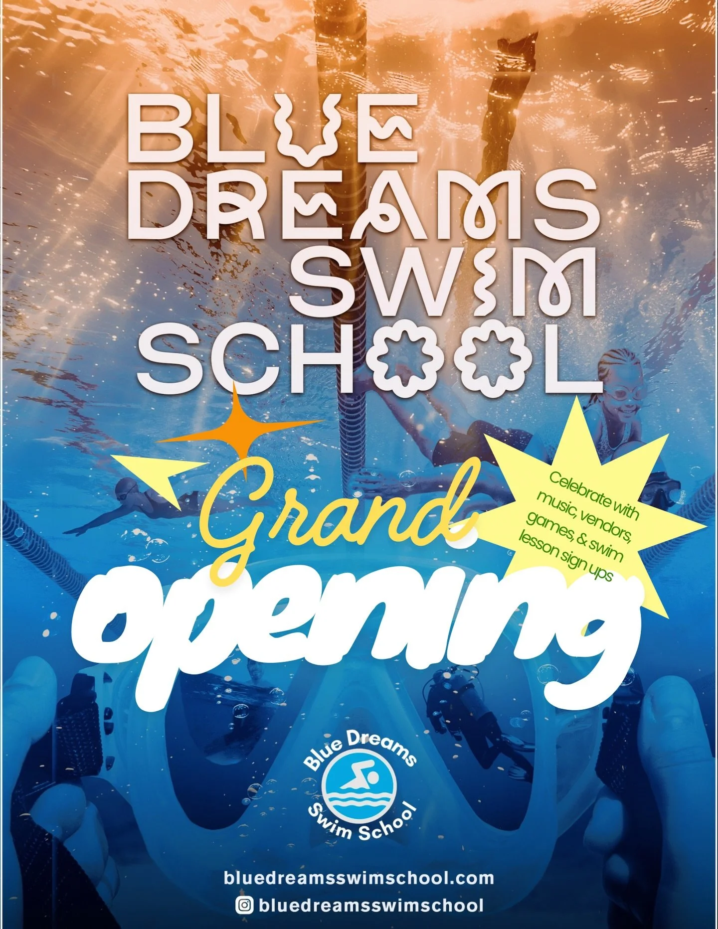 Tomorrow is Grand Opening Day &amp; We&rsquo;re looking forward to having everyone in attendance ! Sharing our love for the water with you and your families. 

We&rsquo;ll have the ORANGES swim lesson sign up booth available ALL DAY for you all to re