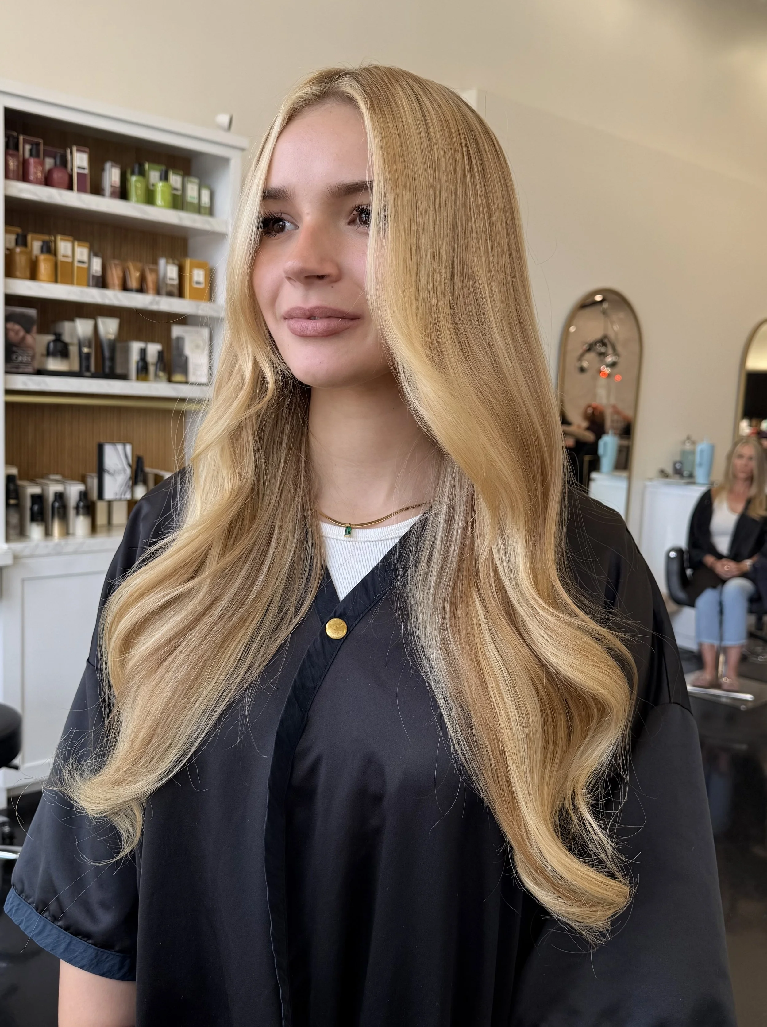 balayage and hair extensions