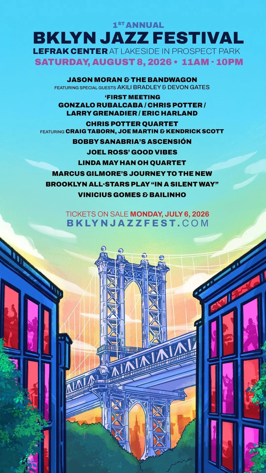 BKLYN Jazz Festival, Brooklyn, Jason Moran & The Bandwagon ft. Akili Bradley and Devon Gates 