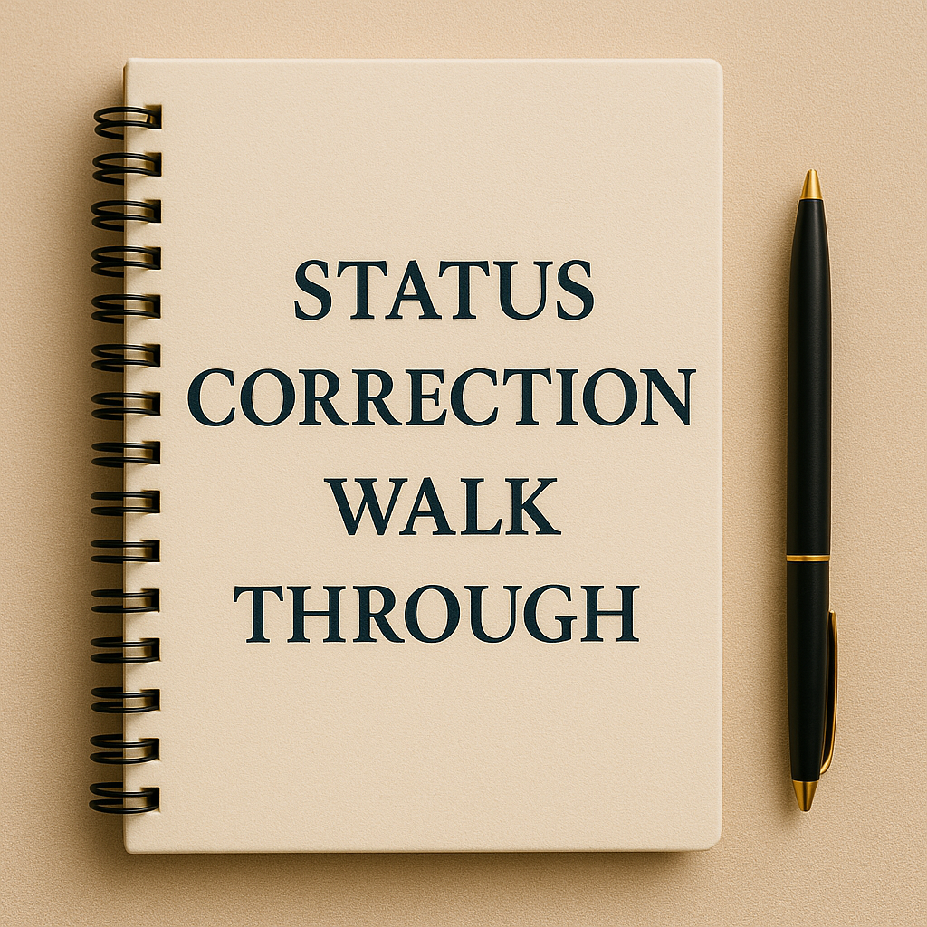 LEARN TO RECLAIM YOUR STATUS