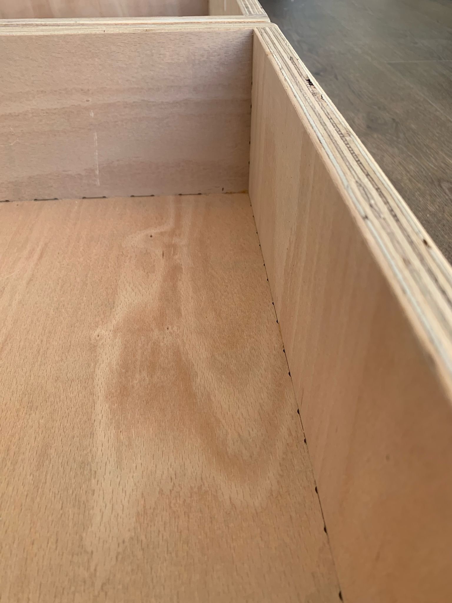 solid beech under drawer made to measure