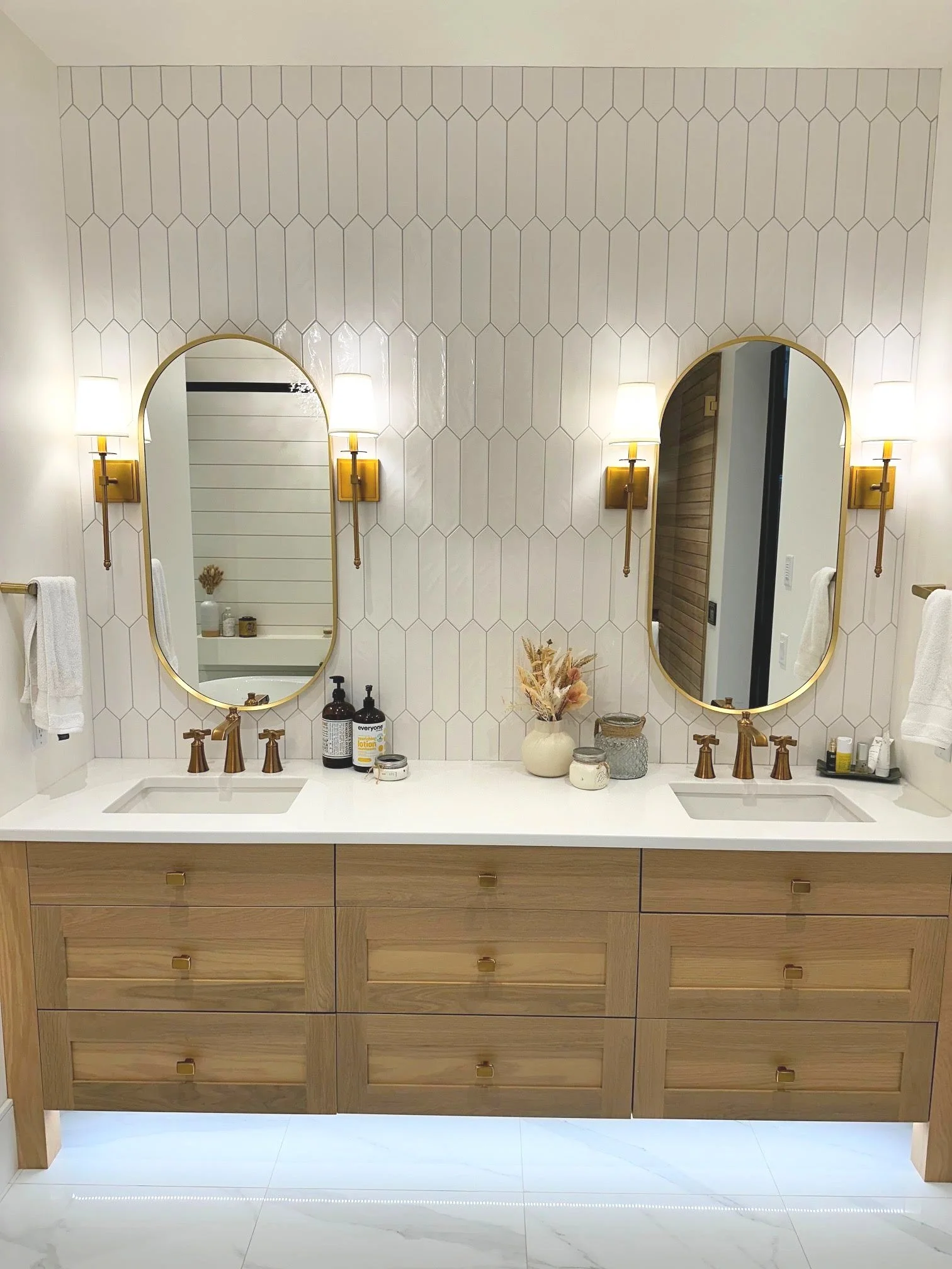 Primary Ensuite. Custom Home Build in Rose Valley, West Kelowna, BC by Pure Build Construction. 
