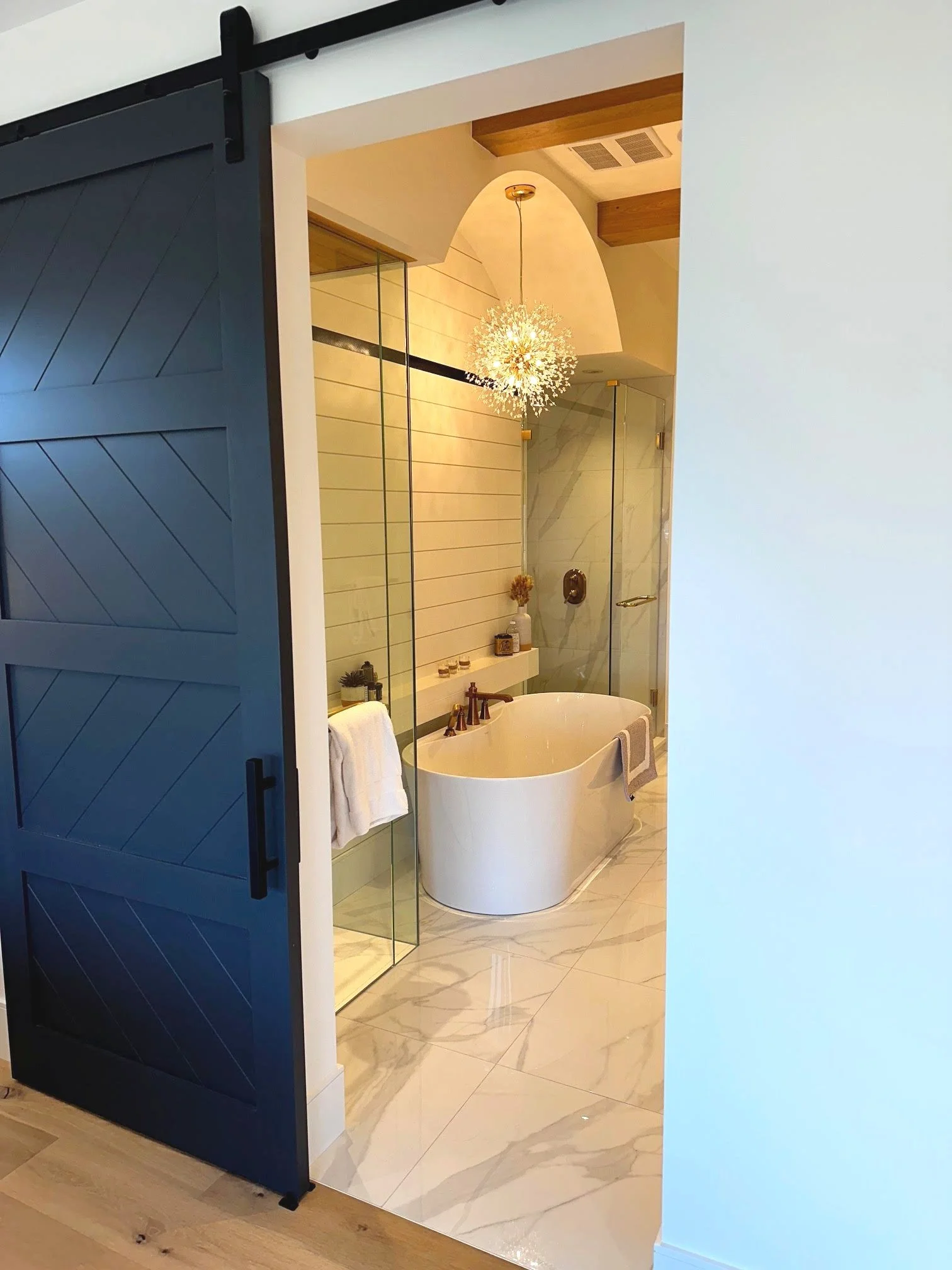 Primary Ensuite. Custom Home Build in Rose Valley, West Kelowna, BC by Pure Build Construction. 