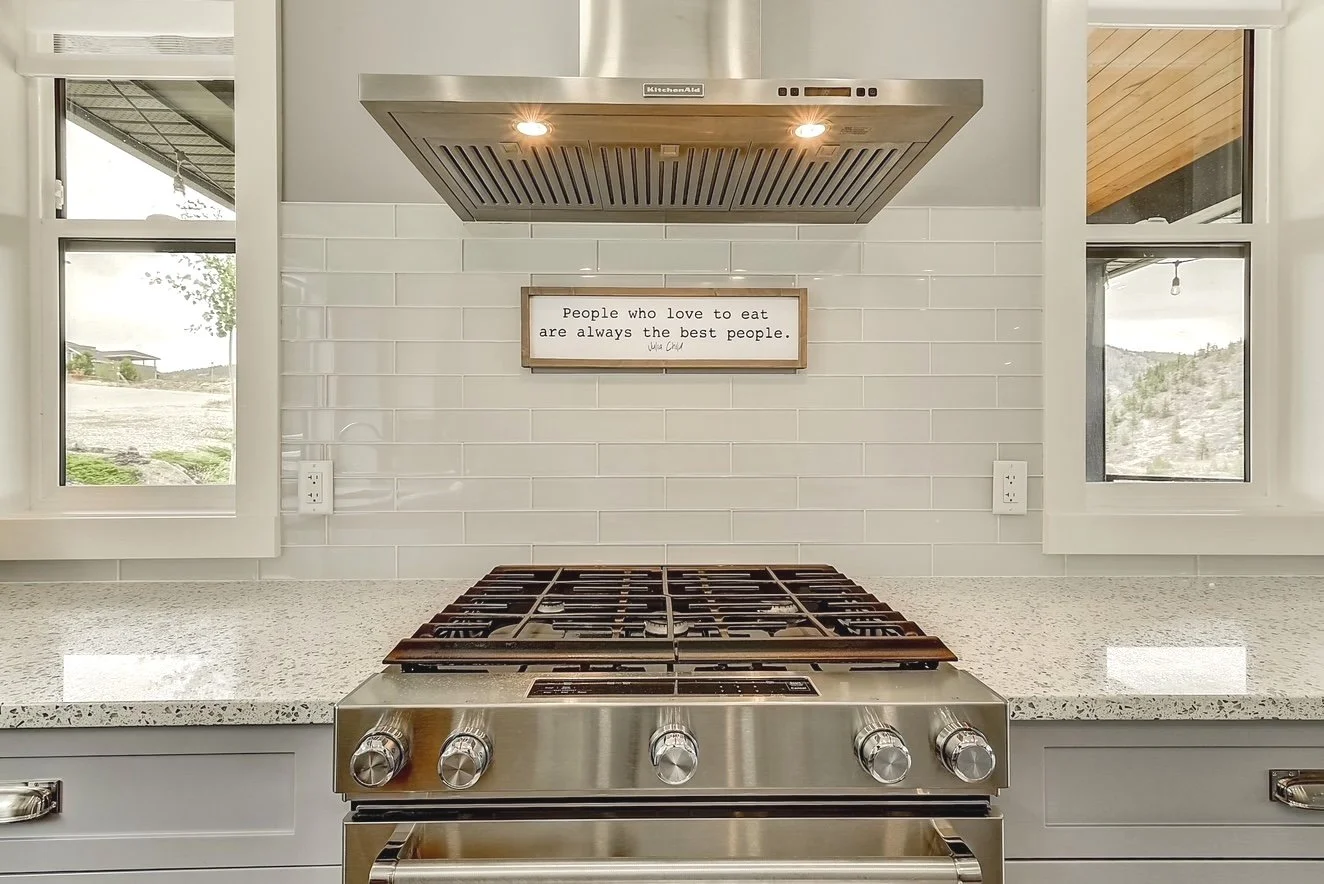 Kitchen. Custom Home Build on Upper Sundance Drive in West Kelowna, BC by Pure Build Construction.