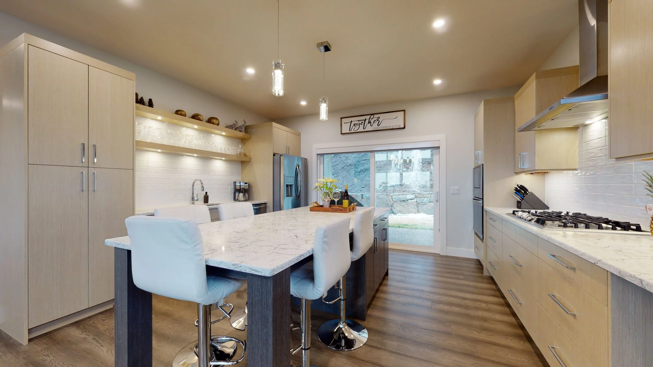 Kitchen. Custom Home Build in Tallus Ridge, Crown Crest Drive, West Kelowna by Pure Build Construction. 