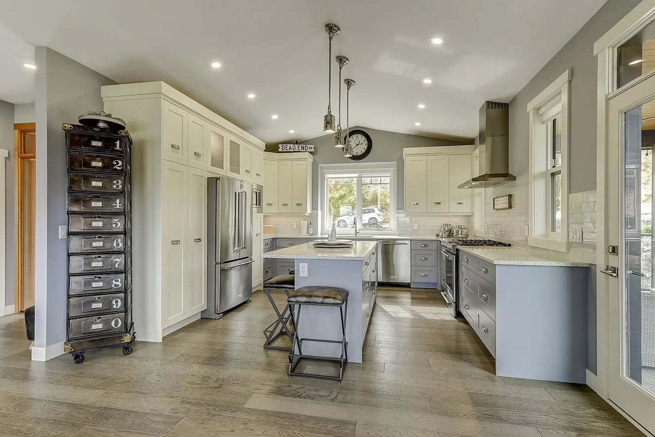 Kitchen. Custom Home Build on Upper Sundance Drive in West Kelowna, BC by Pure Build Construction.