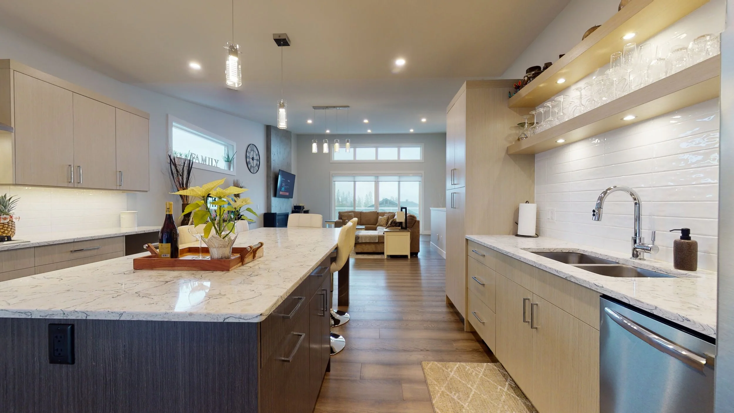 Kitchen. Custom Home Build in Tallus Ridge, Crown Crest Drive, West Kelowna by Pure Build Construction. 