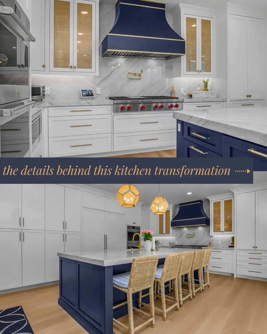 A look inside our latest coastal kitchen redesign. 🌊

#MarcoIslandFlorida
#NaplesFlorida
#SWFLRemodel
#LuxuryInteriors
#KitchenRemodel