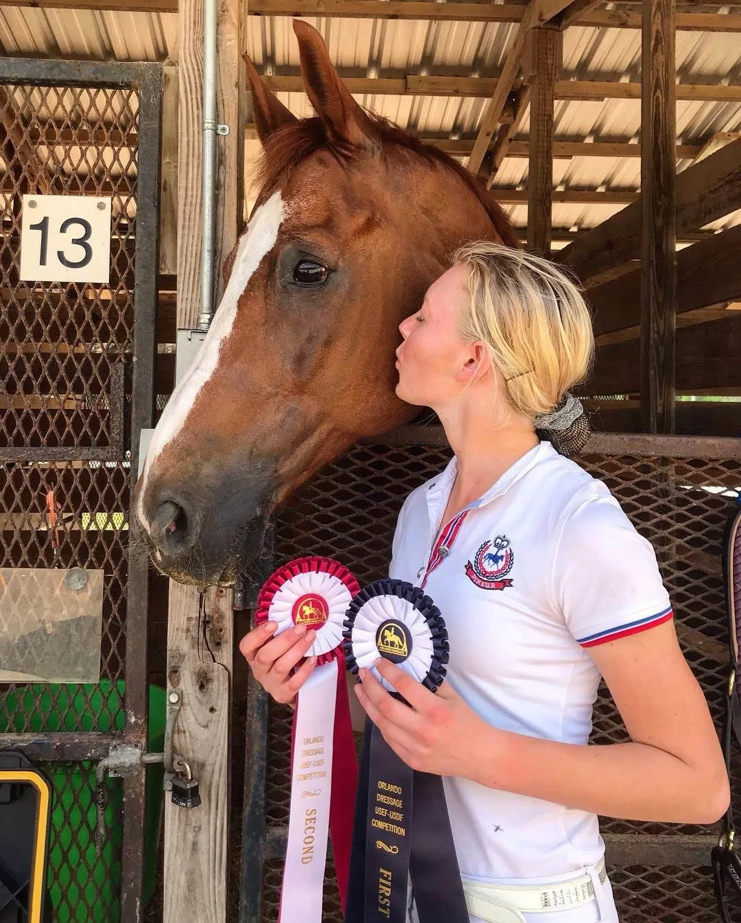 Ariel and Winnie Puuh winning FEI Junior Champion in Florida 2018