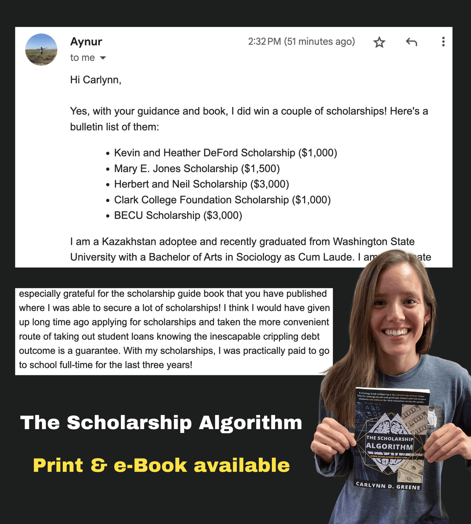 How to Win | Scholarship Algorithm book — SCHOLARSHIP GURU