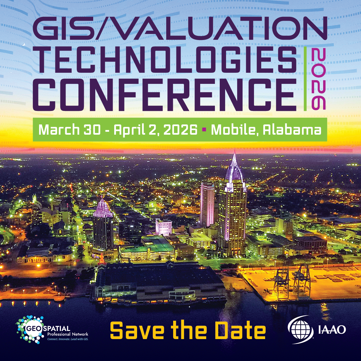 2026 IAAO/Geospatial GIS/Valuation Technologies Conference