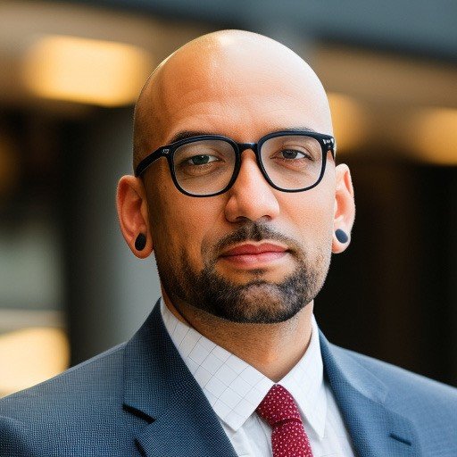 Ivan Barry standing in front of a blurry background