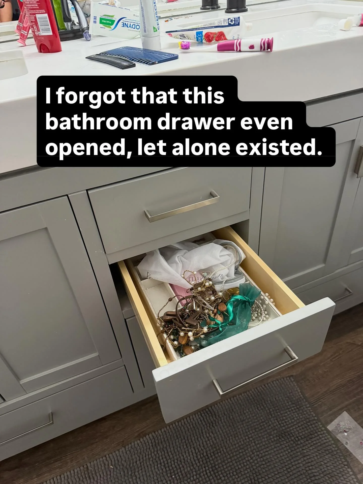 These necklaces were tangled by my daughter when she was two.

She&rsquo;s five now, and I forgot they were here.

Tonight, she couldn&rsquo;t settle for bed.

Her appointment on Friday has been sitting heavy on her heart, and the questions keep comi