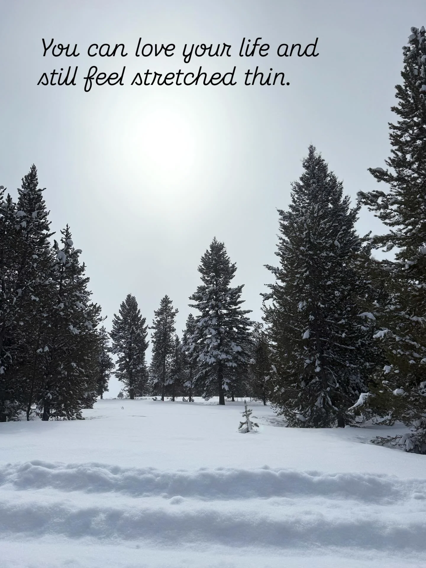 You can love your work and still feel overwhelmed.

You can love your kids and still need space.

You can be ambitious and still want a slower pace.

High-achieving women aren&rsquo;t confused.

We&rsquo;re holding a lot.

The tension isn&rsquo;t fai