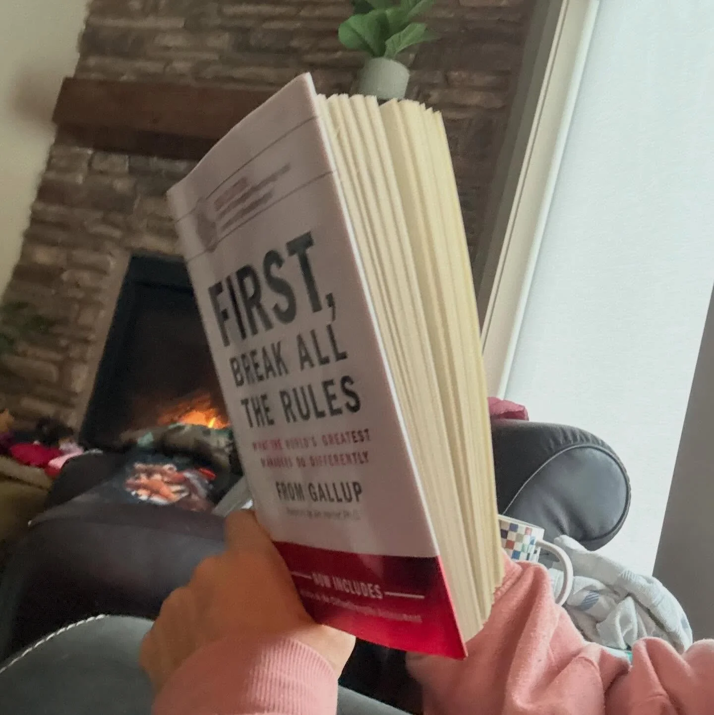 I didn&rsquo;t take this photo.

My son did while he was sitting next to me. 

I was reading.

He was reading.

And apparently documenting it.

It struck me later that what we model quietly becomes normal to them.

I don&rsquo;t just read for fun (th