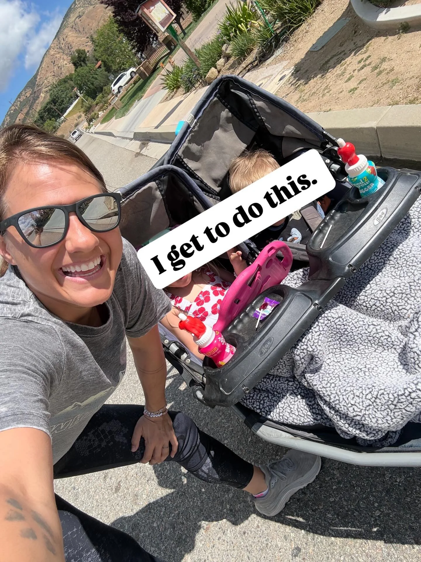 Day 100 of 100 sweaty days and yes, &ldquo;I get to do this!&rdquo; 

I get to do this.

That&rsquo;s what I told myself over and over the last few months, especially on the days I wanted to quit.

When mile 7 didn&rsquo;t feel good.

When the stroll