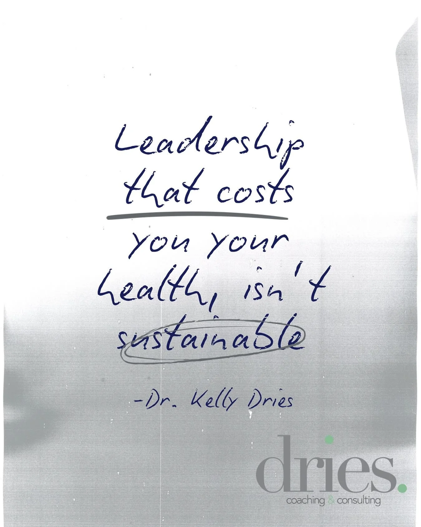 Leadership that costs you your health isn&rsquo;t sustainable leadership.

This was one of the biggest themes we talked about in this podcast conversation on high-achieving women and mental health.

Because so many women are still showing up. Still a