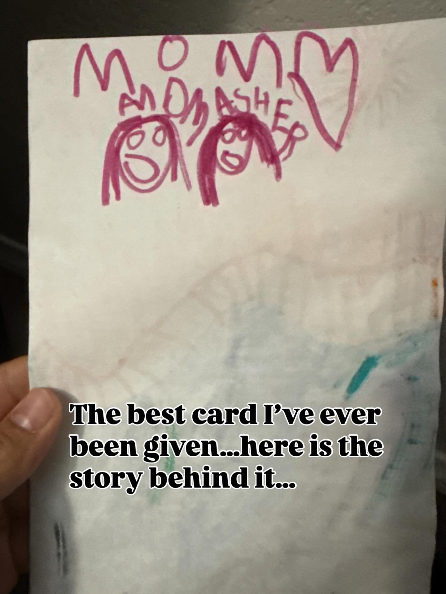 This week my daughter drew me a picture of the beach.

When she handed it to me she said:

&ldquo;I want you to have a picture of your happy place because I always want you to be happy&hellip;

and because you are my happy place.&rdquo;

And honestly