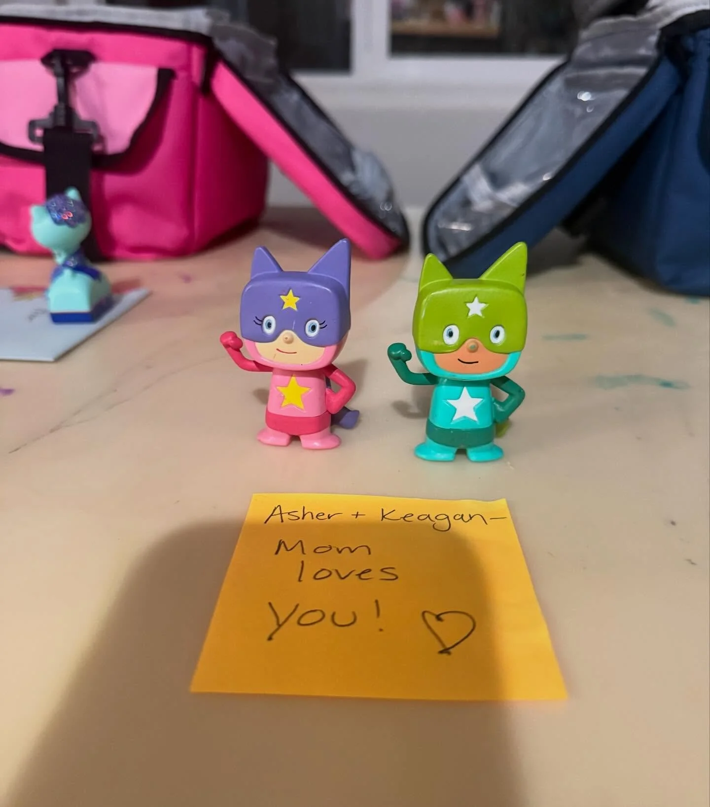Up at 3am.

Home at midnight.

A same-day flight out of state to lead a training with one of my favorite teams.

And because I left before my kids woke up, and won&rsquo;t see them until tomorrow, I updated the messages on their Tonie boxes before I 