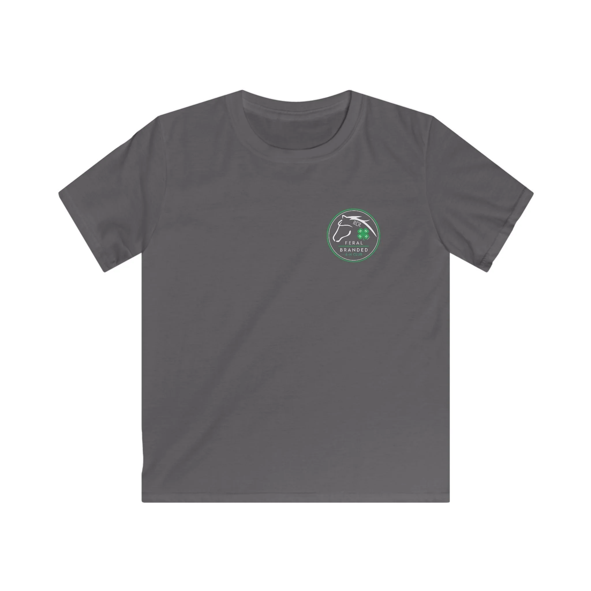 Feral Branded 4-H Kids Softstyle Tee