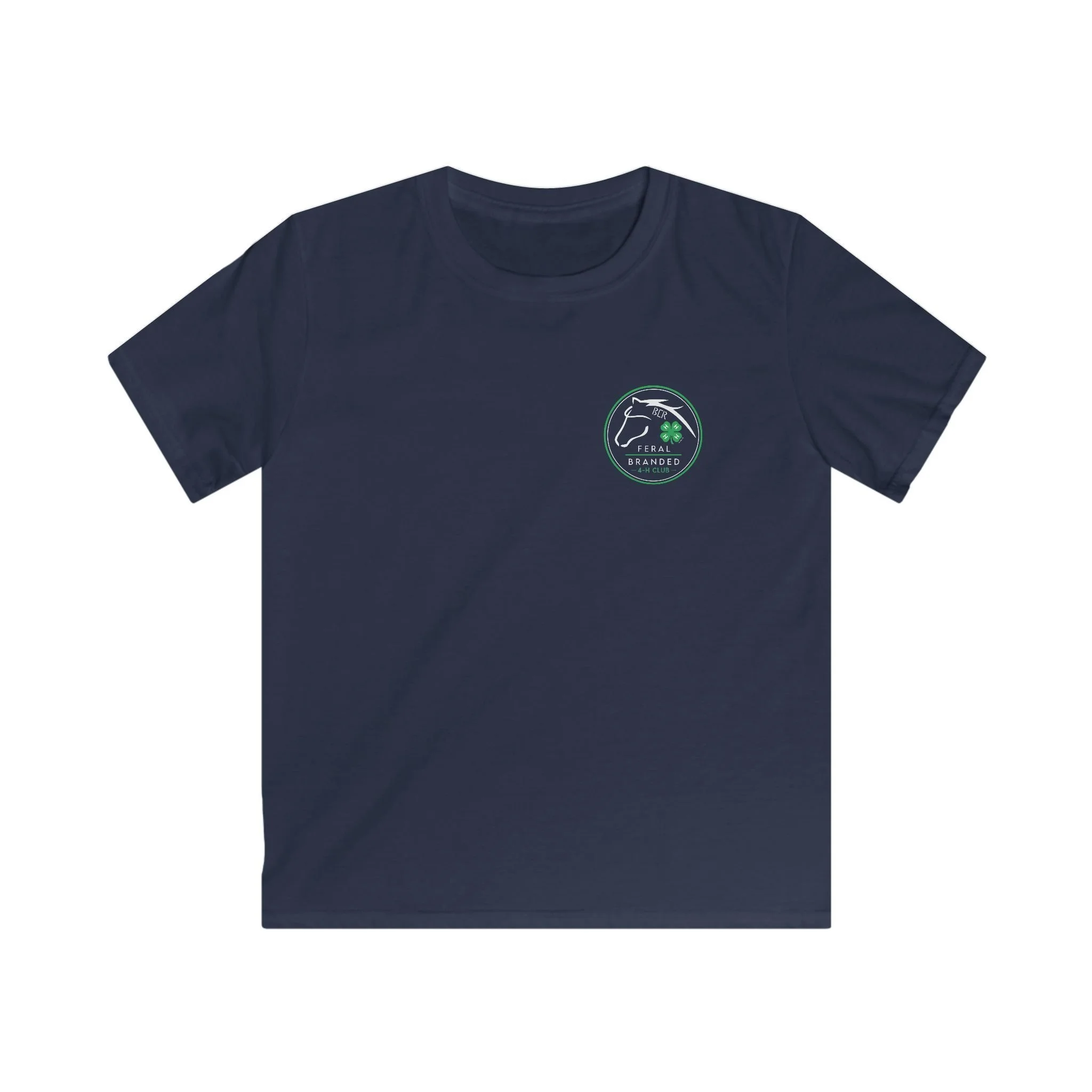 Feral Branded 4-H Kids Softstyle Tee