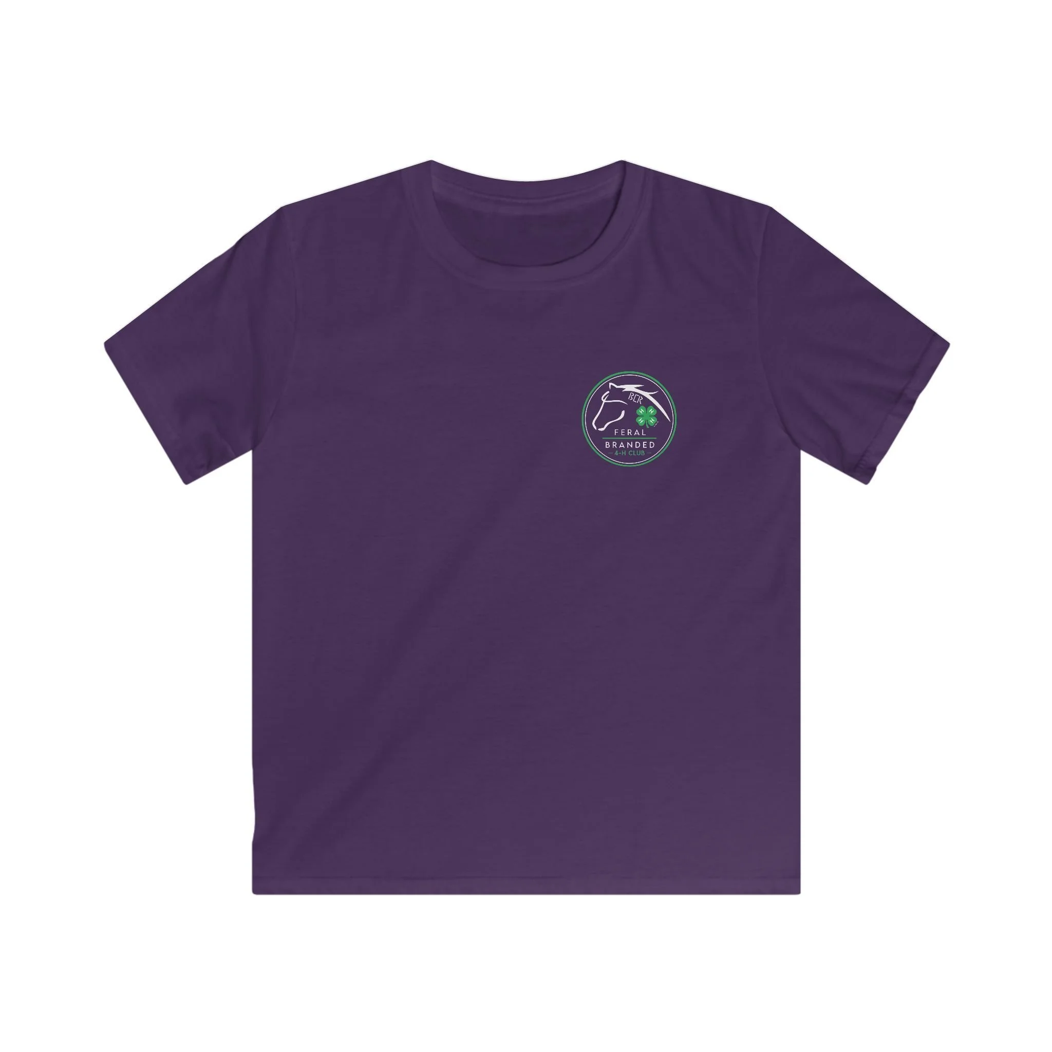 Feral Branded 4-H Kids Softstyle Tee