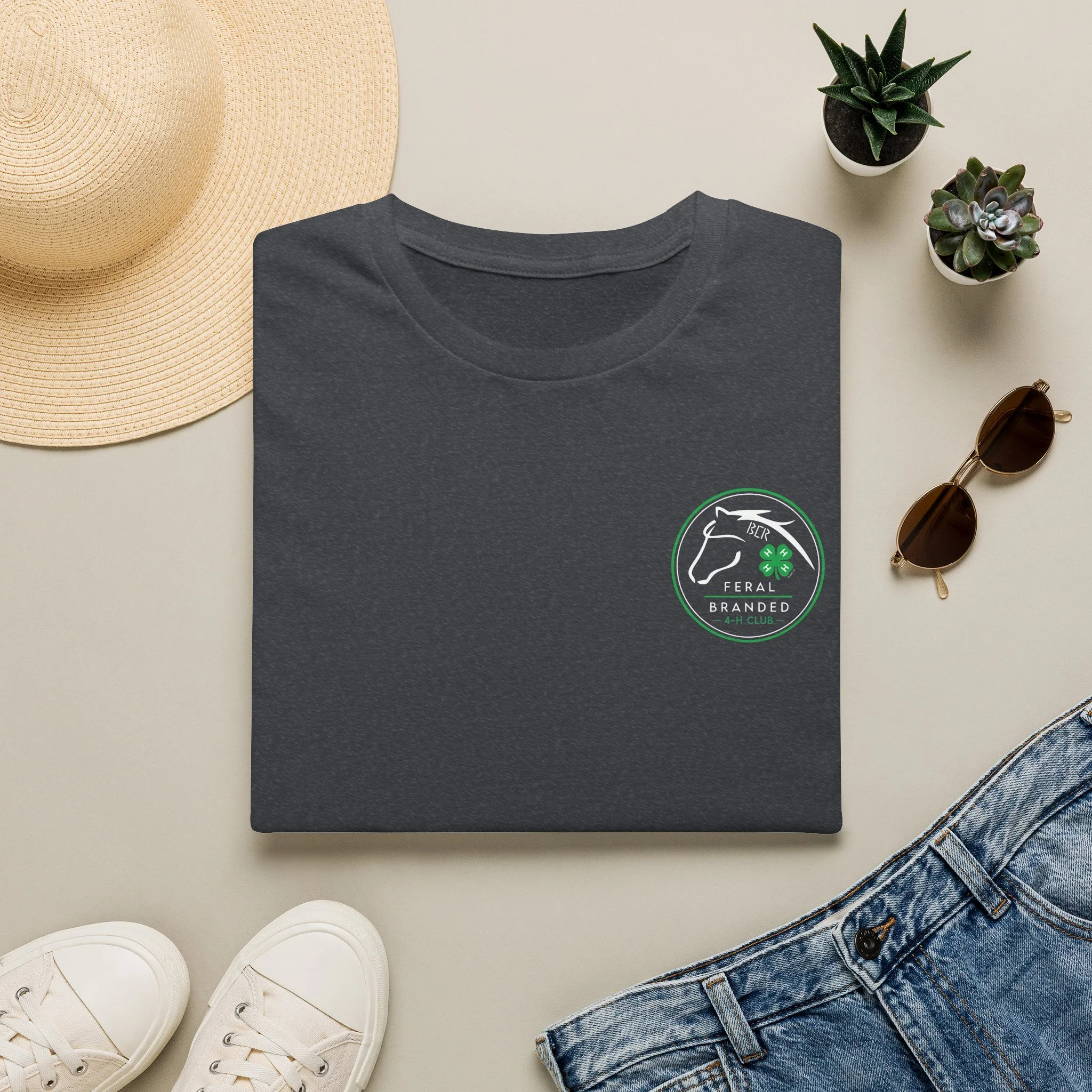 Feral Branded 4-H Unisex Softstyle T-Shirt