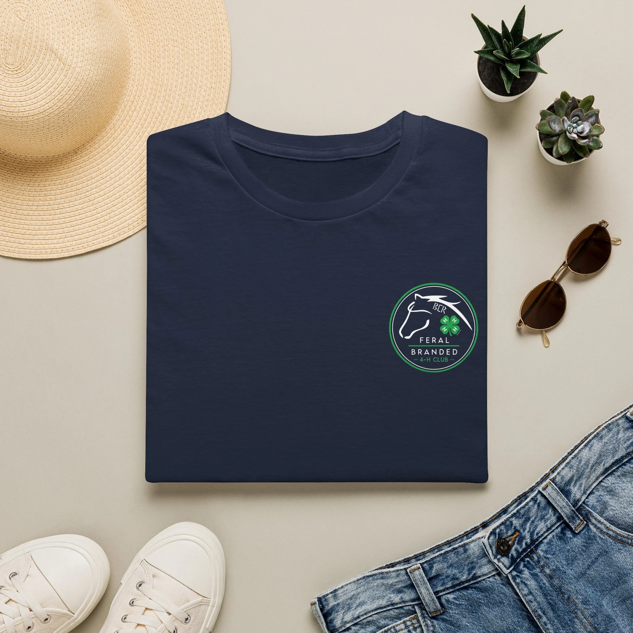 Feral Branded 4-H Unisex Softstyle T-Shirt