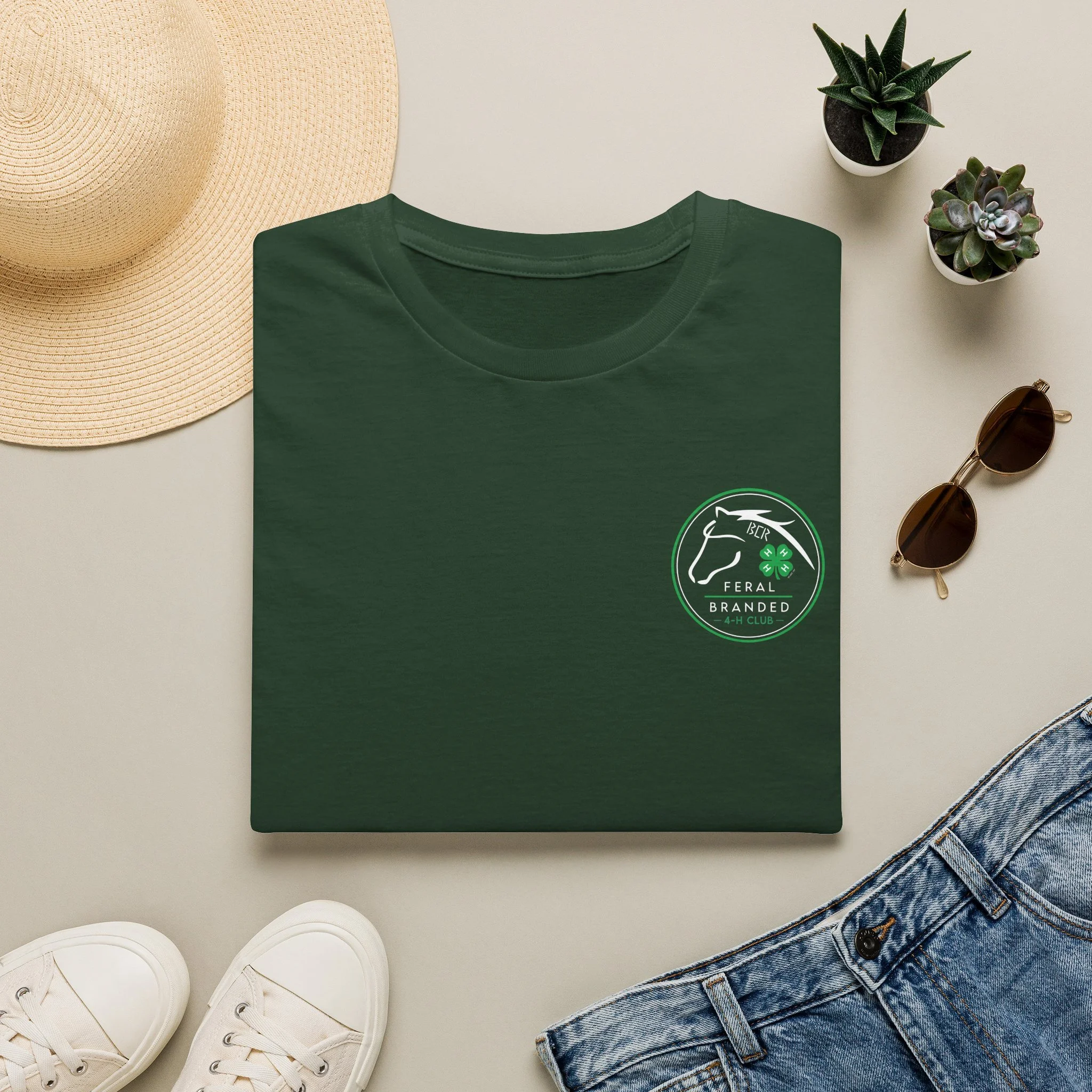 Feral Branded 4-H Unisex Softstyle T-Shirt