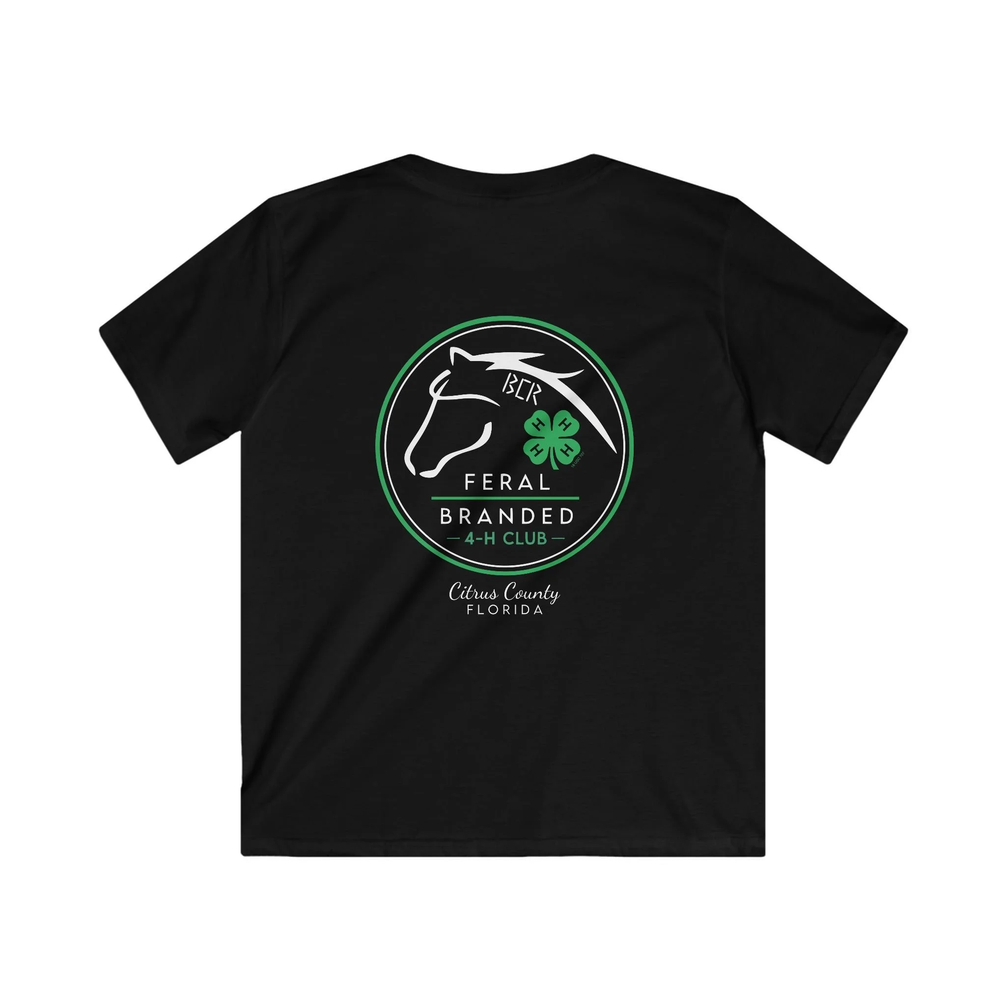 Feral Branded 4-H Kids Softstyle Tee