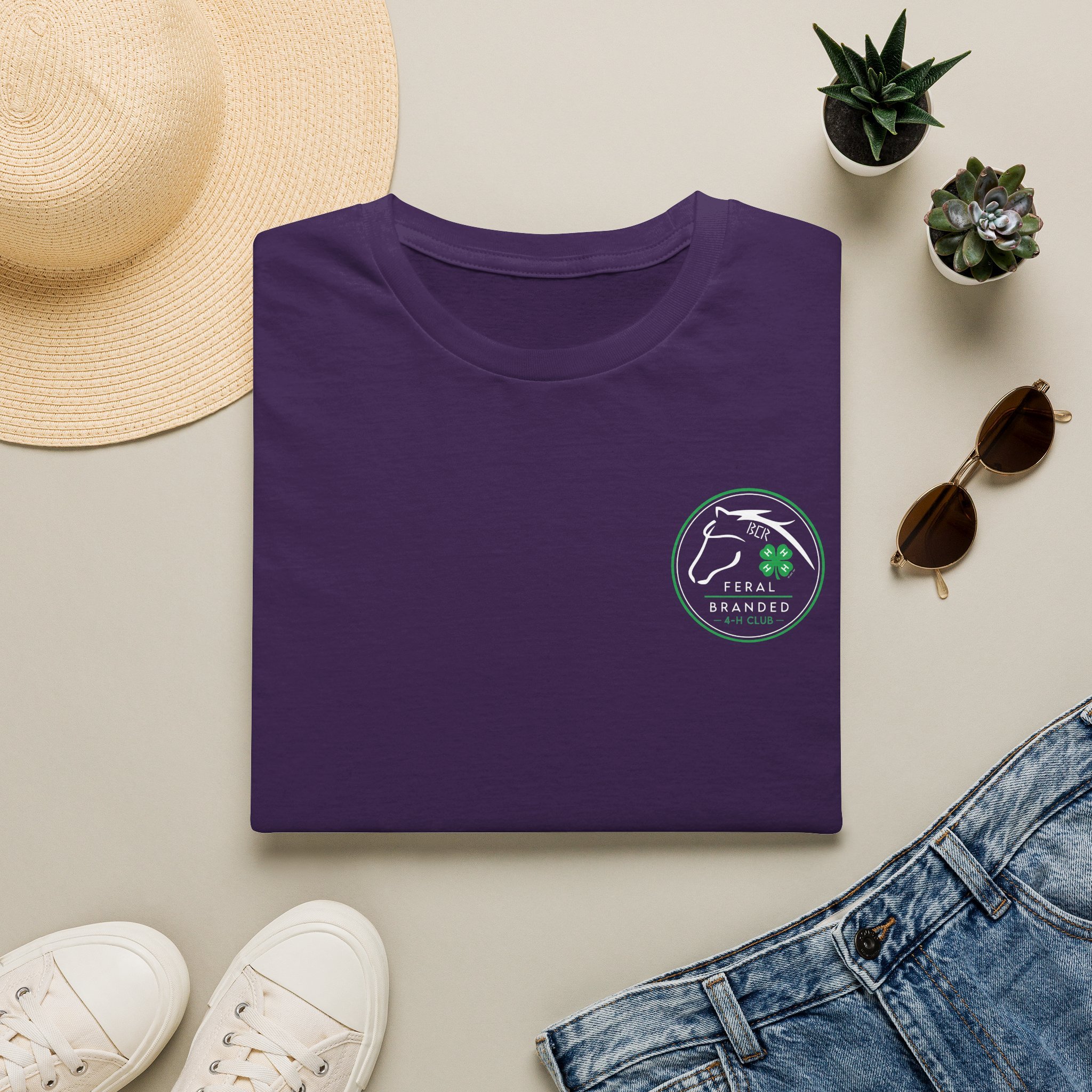 Feral Branded 4-H Unisex Softstyle T-Shirt