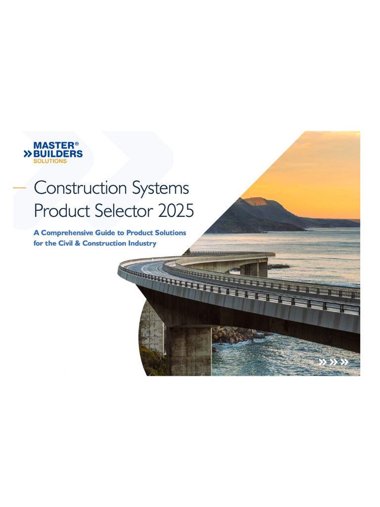 A4 MBS Construction Systems Product Selector 2025 Brochure