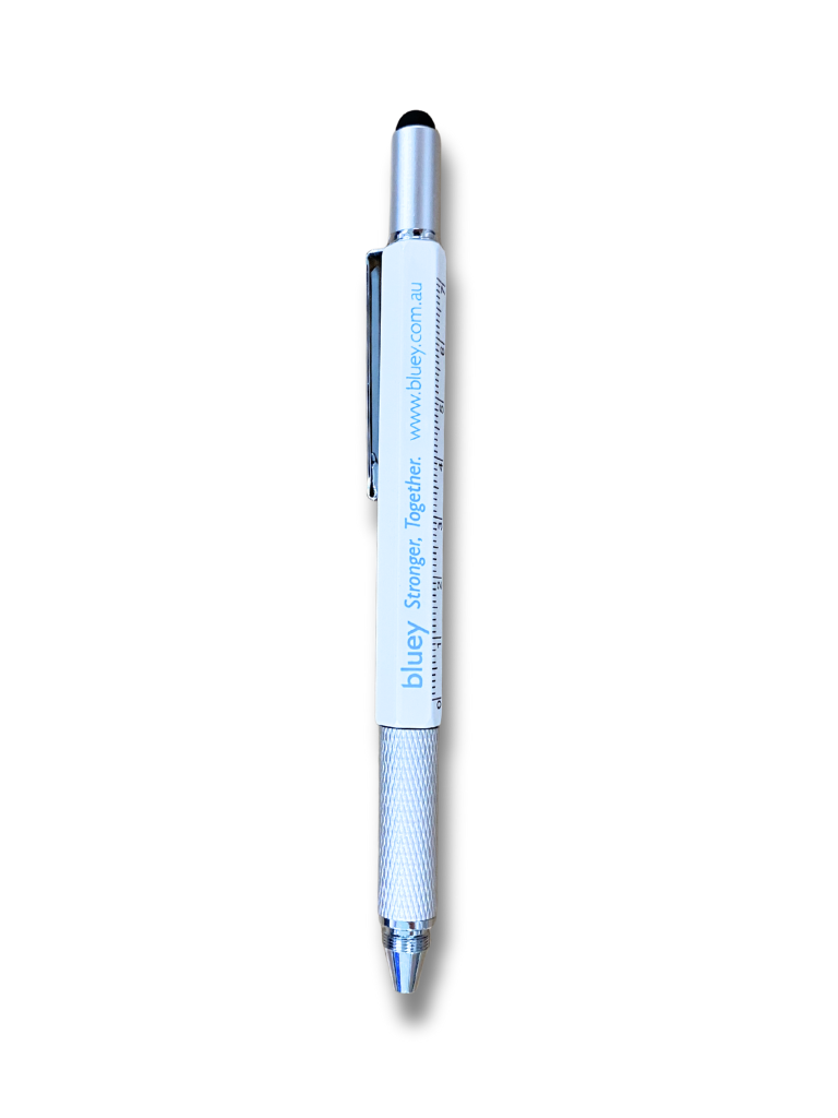 Bluey White 6-in-1 Multifunction Pen