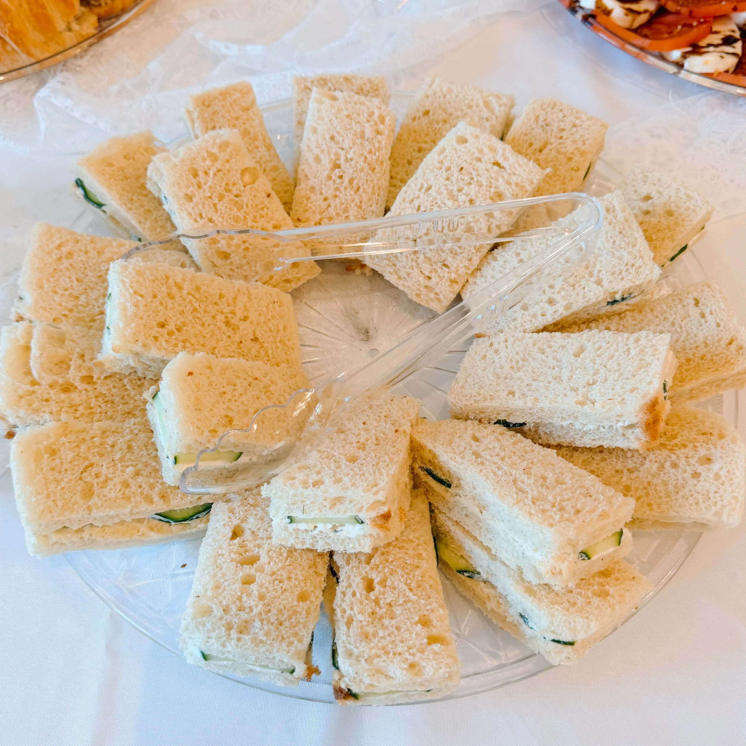 Sandwich Tray — 50 pieces, $75