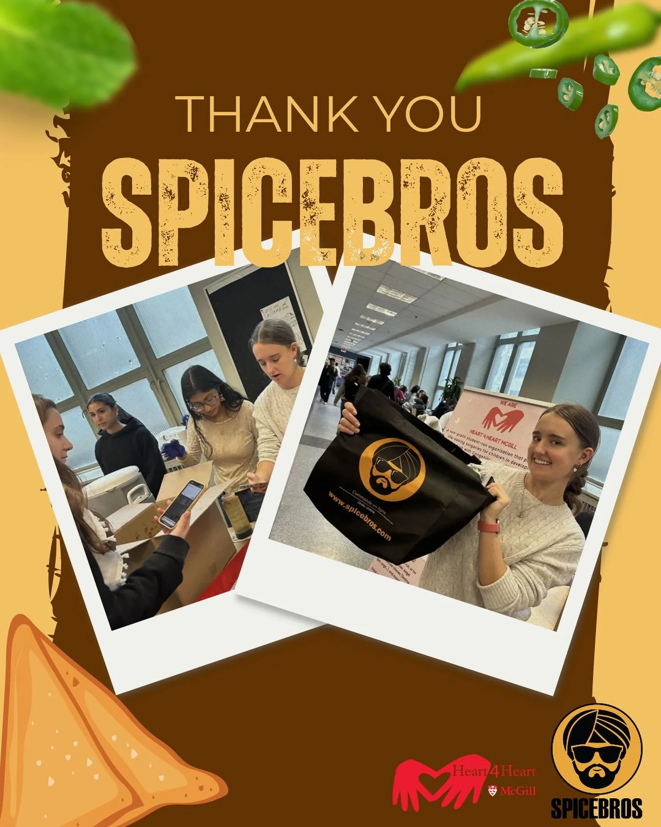 Big thank you to @spicebros for sponsoring our samosa sale last week! All profits from the sale go directly to funding surgeries for the children we sponsor. We appreciate SpiceBros helping to support such an important case and we are looking forward