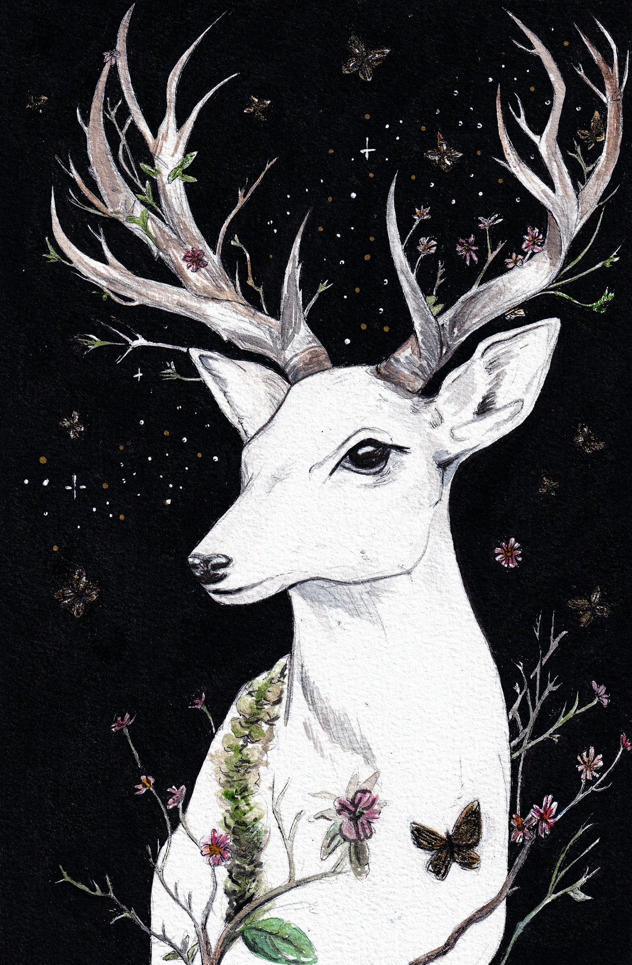 WHISPER OF THE WIND (2025) |
A4 |
Ink & Watercolour on Paper