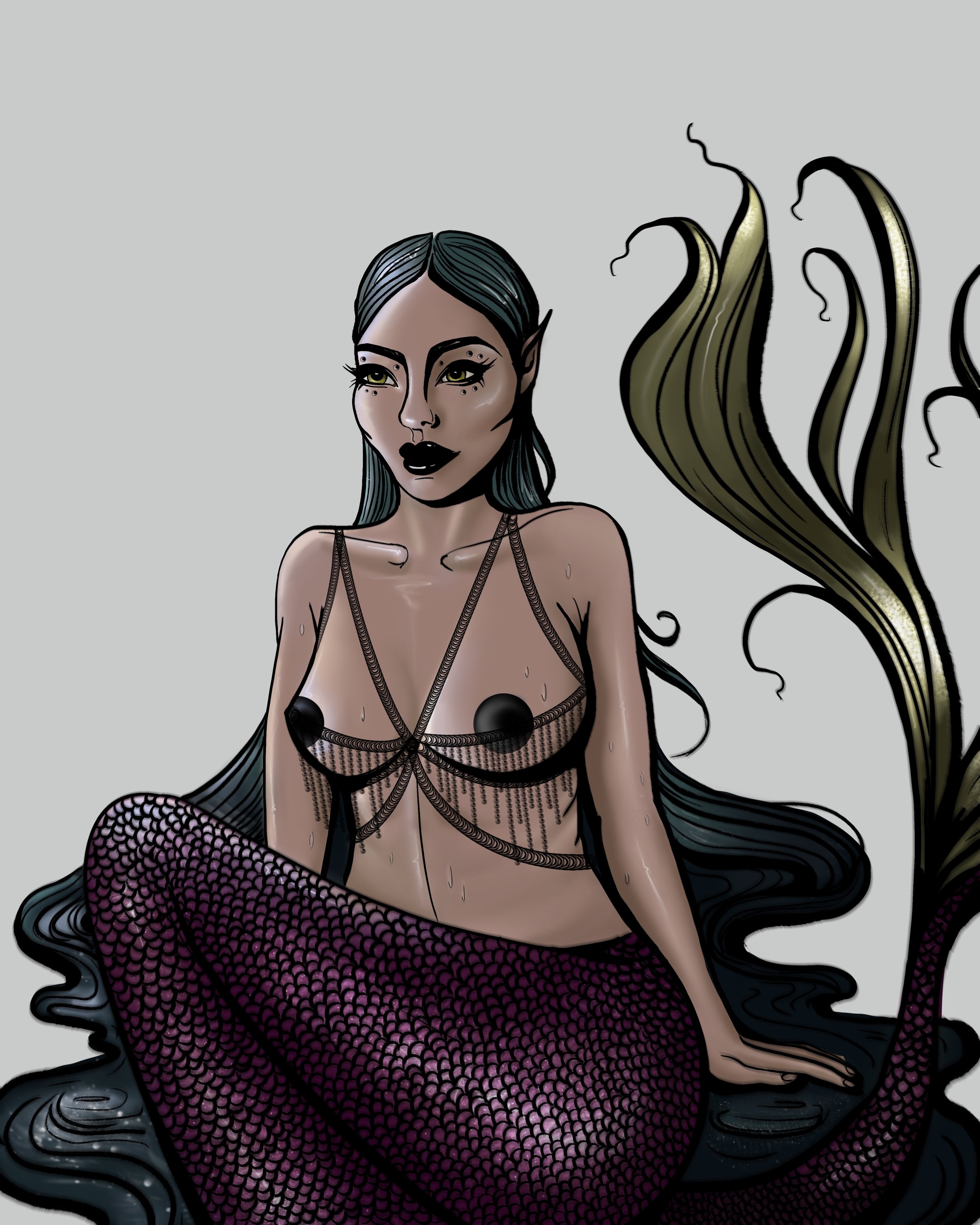 THE SIREN (2022) |
A4 |
Digital on Procreate