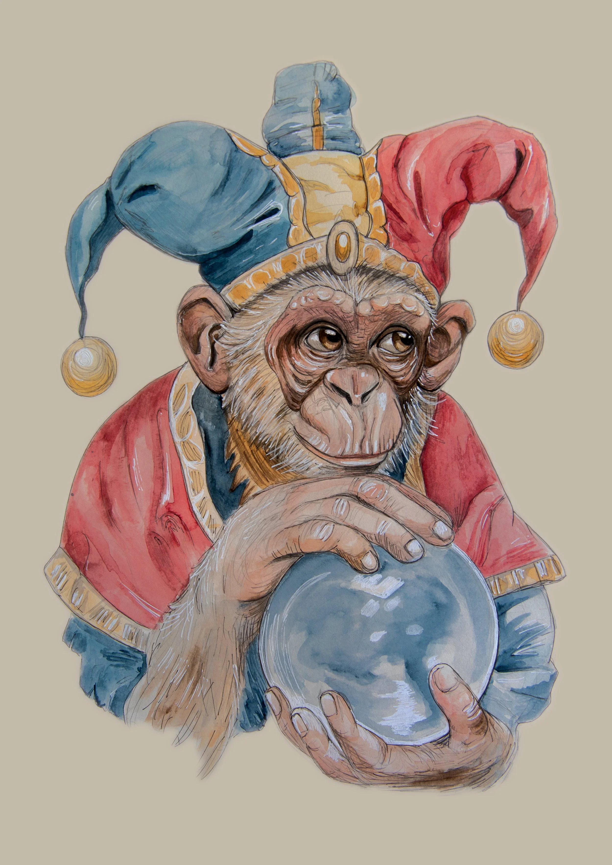 THE FOOL (2026) |
A3 |
Watercolour on Paper