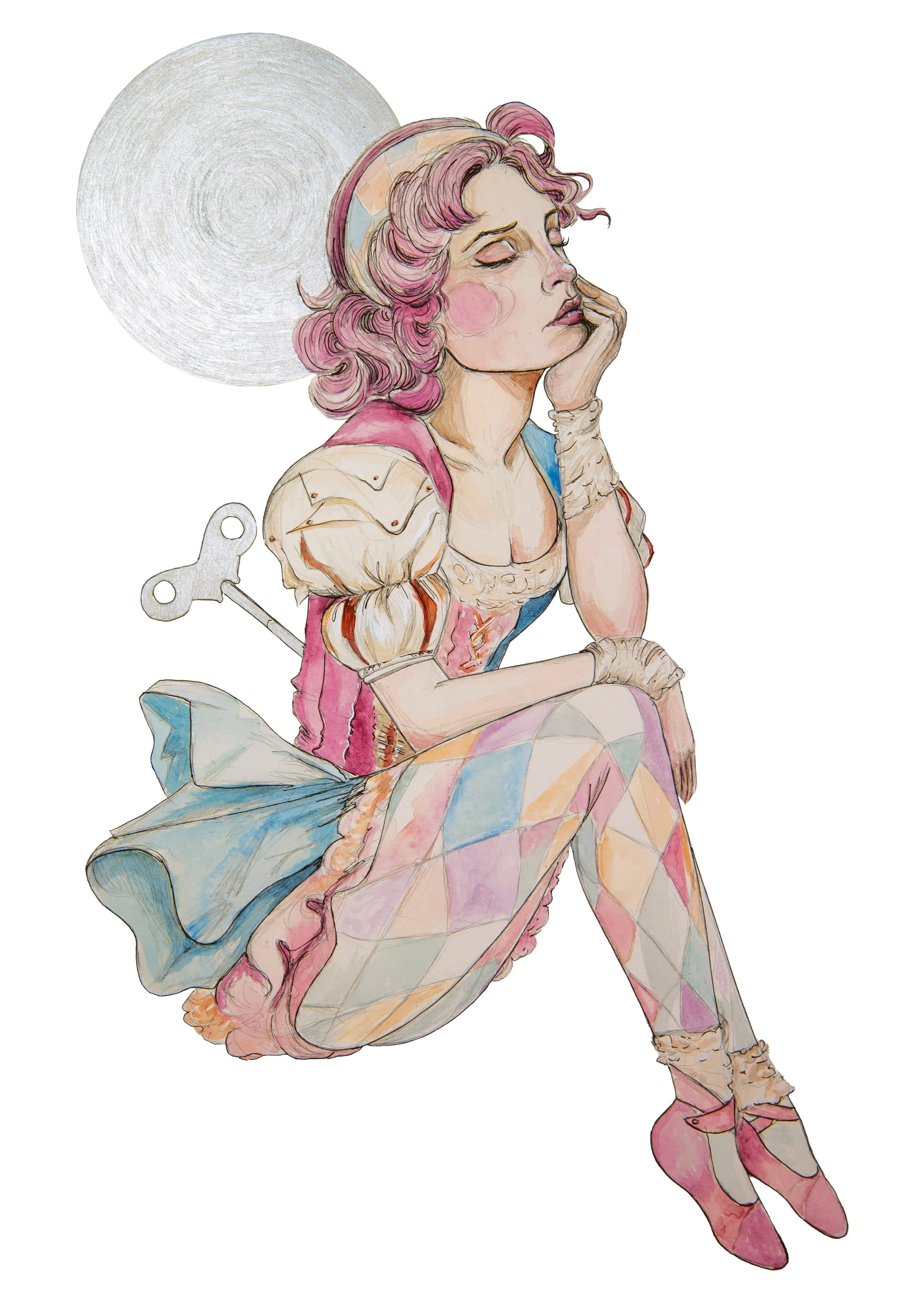 WIND UP (2025) |
A3 |
Watercolour on Paper
