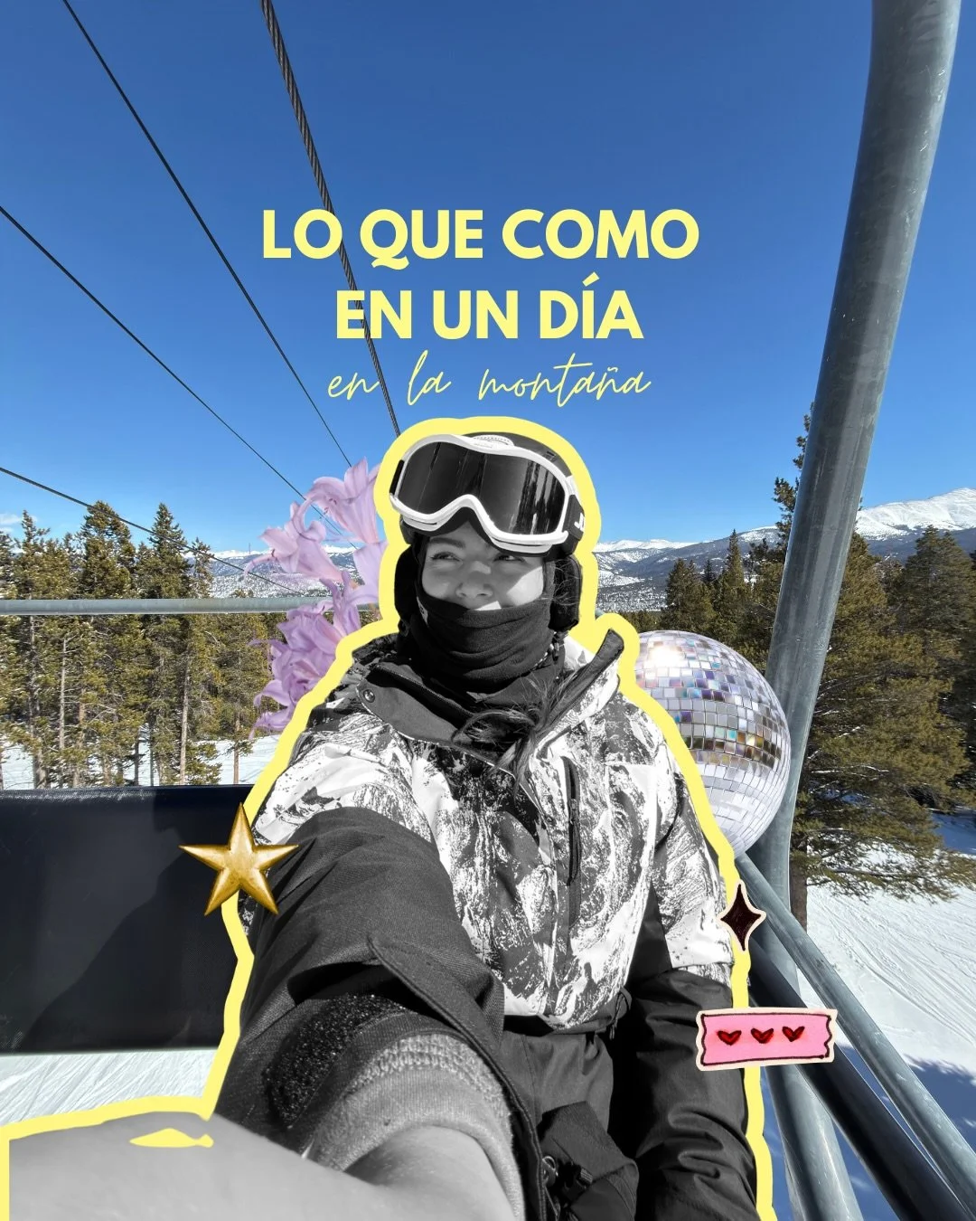 Lo que como en un d&iacute;a en la monta&ntilde;a 🏔️ 🎿❄️⛷️