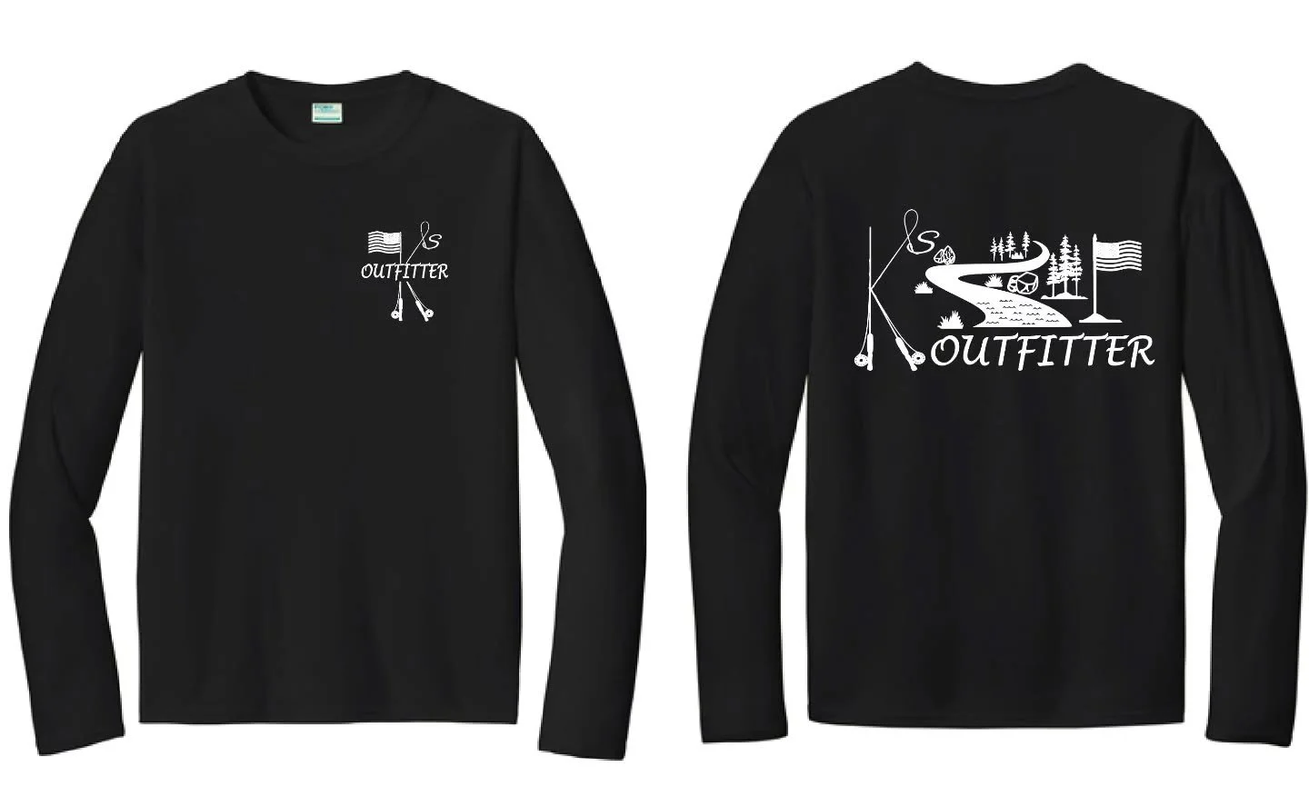 Now available Ks Outfitter long sleeve sport shirts and next level short sleeve shirts. 

Long sleeve shirts 25.00 shipped sizes S - XL 
Short sleeve shirts 20.00 shipped sizes S - XL

DM me if interested 
Venmo available
