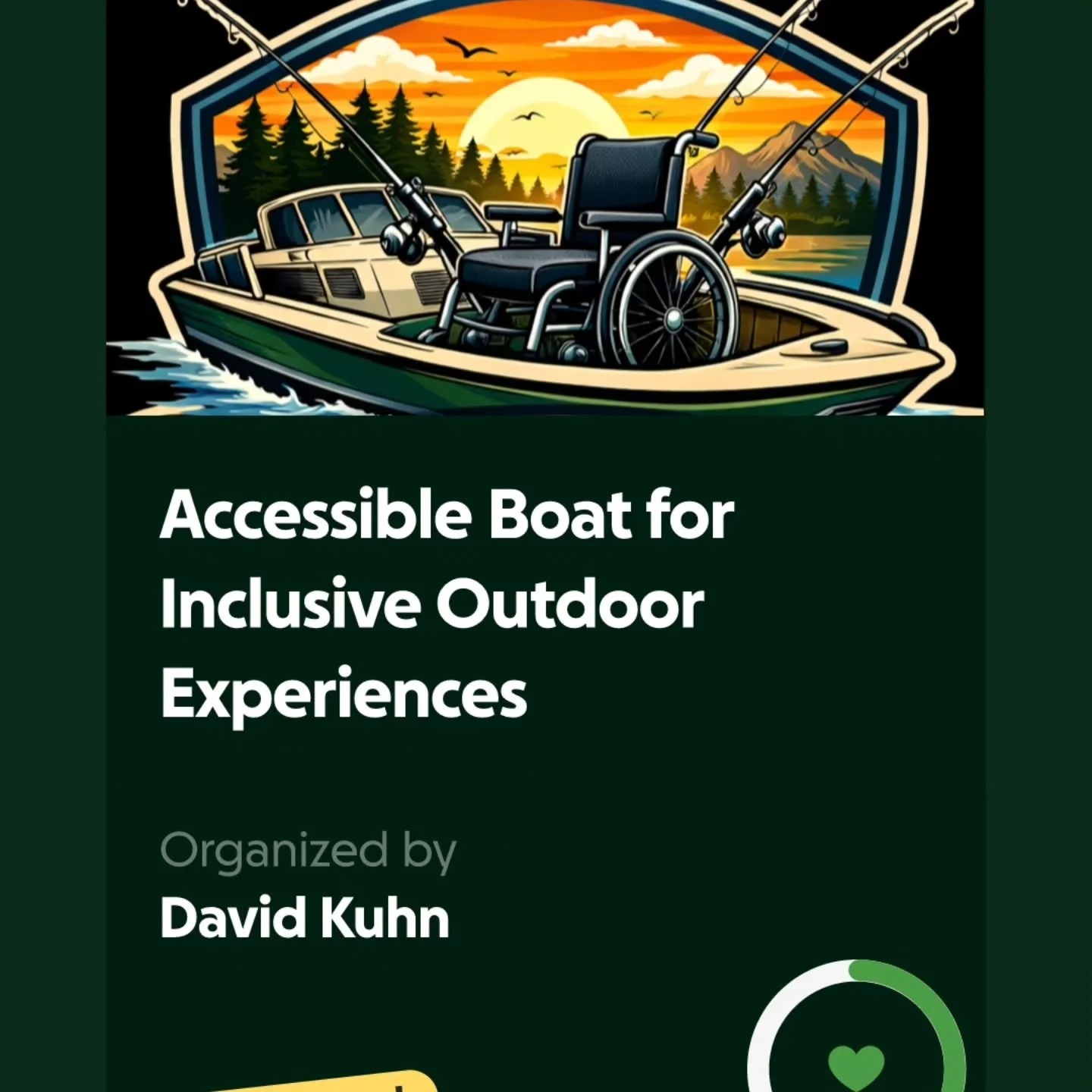 https://gofund.me/67933dfb7

Please support this amazing cause and Organization. 

#disabilityawareness #supportsmallbusiness #nonprofits #fishinglife #inclusivefishing