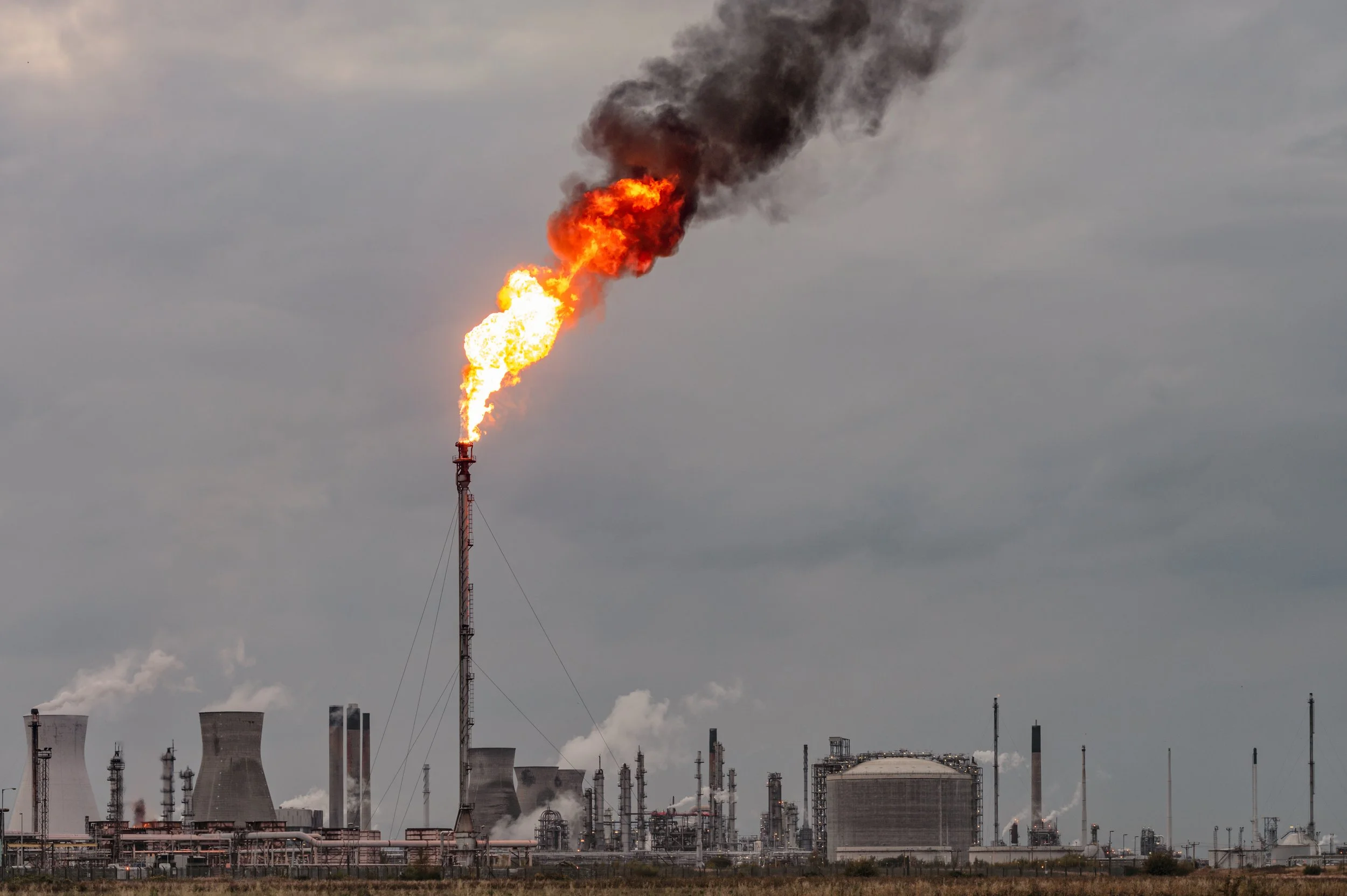 Picture of plastic fracking facility