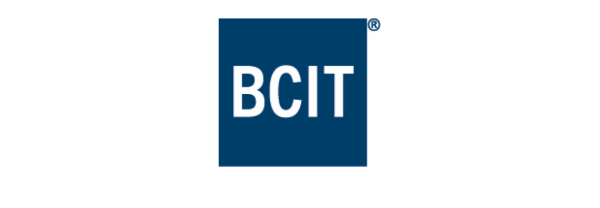 Close-up of a product label with the text 'BCIT' on a blue background.